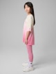 mini: Dziewczęce legginsy 4F 4FJWSS26TTIGF270 - różowe (3)