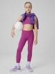 mini: Dziewczęce legginsy sportowe 4F 4FJRSS26TFTIF522 - różowe (1)