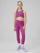 mini: Dziewczęce legginsy sportowe 4F 4FJRSS26TFTIF522 - różowe (5)