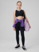 mini: Dziewczęce legginsy treningowe 4F 4FJRSS26TFTIF518 - czarne (1)