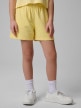 mini: Dziewczęce spodenki dresowe 4F 4FJWSS26TSHOF769 - żółte (2)