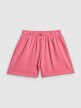 mini: Dziewczęce spodenki dresowe 4F 4FJWSS26TSHOF777 - różowe (7)