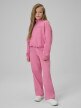 mini: Dziewczęce spodnie dresowe 4F 4FJRSS26TTROF1727 - różowe (6)