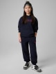 mini: Dziewczęce spodnie dresowe 4F 4FJRSS26TTROF1878 - granatowe (5)