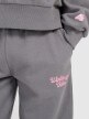 mini: Dziewczęce spodnie dresowe joggery 4F 4FJRAW25TTROF1642 - szare (4)