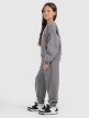 mini: Dziewczęce spodnie dresowe joggery 4F 4FJRAW25TTROF1642 - szare (3)