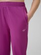 mini: Dziewczęce spodnie dresowe joggery 4F 4FJRSS26TFTRF1458 - różowe (4)