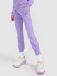 mini: Dziewczęce spodnie dresowe joggery 4F 4FJWSS25TTROF1099 - fioletowe (2)