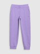 mini: Dziewczęce spodnie dresowe joggery 4F 4FJWSS25TTROF1099 - fioletowe (6)