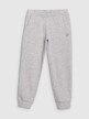 Dziewczęce spodnie dresowe joggery 4F 4FJWSS25TTROF1099 - szare