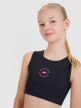 Dziewczęcy biustonosz sportowy 4F 4FJWSS25USBAF148 - czarny