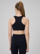 mini: Dziewczęcy biustonosz treningowy 4F 4FJRSS26USBAF280 - czarny (6)