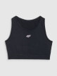 mini: Dziewczęcy biustonosz treningowy 4F 4FJRSS26USBAF280 - czarny (7)