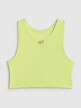 mini: Dziewczęcy biustonosz treningowy 4F 4FJRSS26USBAF285 - zielony (8)