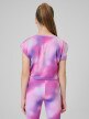 mini: Dziewczęcy crop top treningowy 4F 4FJRSS26TFTSF2387 - multikolor (6)