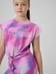 mini: Dziewczęcy crop top treningowy 4F 4FJRSS26TFTSF2387 - multikolor (4)