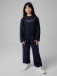 mini: Dziewczęcy longsleeve z nadrukiem 4F 4FJRSS26TLONF664 - granatowy (5)