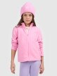 mini: Dziewczęcy polar rozpinany 4F 4FJRSS26TFLEF507 - różowy (1)
