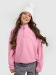 mini: Dziewczęcy polar ze stójką 4F 4FJRAW25TFLEF441 - różowy (1)