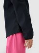 Dziewczęcy softshell 4F 4FJWSS25TSOFF305 - czarny