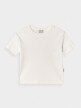 mini: Dziewczęcy t-shirt basic 4F 4FJRSS24TTSHF2053 - biały (5)