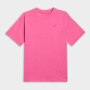 mini: Dziewczęcy t-shirt bez nadruku 4F 4FJRSS26TTSHF3984 - różowy (6)