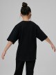 mini: Dziewczęcy t-shirt z nadrukiem 4F 4FJRSS26TTSHF3453 - czarny (6)