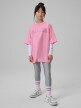 mini: Dziewczęcy t-shirt z nadrukiem 4F 4FJRSS26TTSHF3453 - różowy (5)