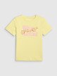 mini: Dziewczęcy t-shirt z nadrukiem 4F 4FJRSS26TTSHF3677 - żółty (7)
