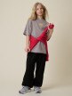 mini: Dziewczęcy t-shirt z nadrukiem 4F 4FJRSS26TTSHF3680 - beżowy (2)