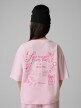 mini: Dziewczęcy t-shirt z nadrukiem 4F 4FJRSS26TTSHF3690 - różowy (6)