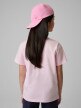mini: Dziewczęcy t-shirt z nadrukiem 4F 4FJRSS26TTSHF3691 - różowy (6)