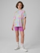 mini: Dziewczęcy t-shirt z nadrukiem 4F 4FJRSS26TTSHF3826 - multikolor (4)