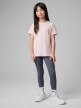mini: Dziewczęcy t-shirt z nadrukiem 4F 4FJWSS26TTSHF2886 - różowy (5)