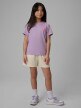mini: Dziewczęcy t-shirt z nadrukiem 4F 4FJWSS26TTSHF2939 - fioletowy (6)