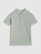 mini: Chłopięca koszulka polo 4F 4FJWSS25TPTSM483 - turkusowa (5)