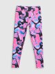 Dziewczęce legginsy sportowe 4F 4FJWSS25TFTIF296 - multikolor