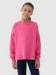 4F JUNIOR Dziewczęcy longsleeve gładki 4F 4FJWSS25TLONF377  różowy Różowy