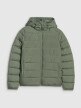 mini: Kurtka puchowa pikowana z kapturem 4F 4FRAW25TDJAF0800 - khaki (7)