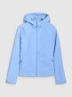 Damski softshell 4F 4FWSS25TSOFF320 - niebieski