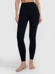 Damskie legginsy do jogi bezszwowe 4F 4FWSS25TFTIF347 - czarne