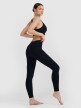 Damskie legginsy do jogi bezszwowe 4F 4FWSS25TFTIF347 - czarne