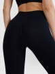 Damskie legginsy do jogi bezszwowe 4F 4FWSS25TFTIF347 - czarne