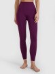 Damskie legginsy do jogi bezszwowe 4F 4FWSS25TFTIF347 - fioletowe 