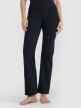 Damskie legginsy do jogi z rozszerzanymi nogawkami 4F 4FWSS25TFTIF324 - czarne