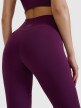 Damskie legginsy do jogi z rozszerzanymi nogawkami 4F 4FWSS25TFTIF324 - fioletowe