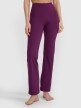 Damskie legginsy do jogi z rozszerzanymi nogawkami 4F 4FWSS25TFTIF324 - fioletowe
