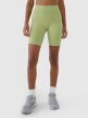 Damskie legginsy kolarki treningowe 4F 4FRSS25TFSTF022 - zielone