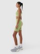 Damskie legginsy kolarki treningowe 4F 4FRSS25TFSTF022 - zielone