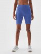 Damskie legginsy kolarki treningowe 4F 4FWAW24TFSHF710 - niebieskie